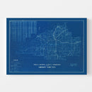 Vintage Map of Gibson County, Indiana 1936