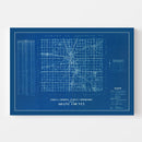 Vintage Map of Grant County, Indiana 1936