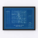 Vintage Map of Grant County, Indiana 1936