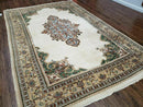 6' X 9' Vintage Handmade India Open Field Tribal Wool Rug Carpet Medallion Nice