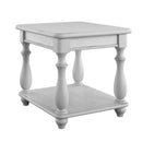 Square End Table - Gray by HouseOfZazla