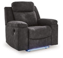 Brysonview - Zero Wall Recliner - Charcoal by Unique Piece Furniture