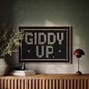 Giddy Up Western Typography