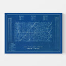 Vintage Map of Greene County, Indiana 1936