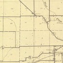 Vintage Map of Hendricks County, Indiana 1911
