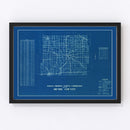 Vintage Map of Henry County, Indiana 1936