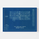 Vintage Map of Howard County, Indiana 1936