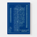 Vintage Map of Jasper County, Indiana 1936
