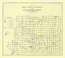 Vintage Map of Jay County, Indiana 1910