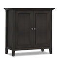 Amherst - 2 Door Storage Cabinet & Adjustable Shelving - Brown by HouseOfZazla