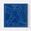 Vintage Jimerson Lake, IN Map 1923