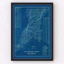 Vintage Map of Knox County, Indiana 1936