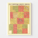 Vintage Map of Kosciusko County, Indiana 1916