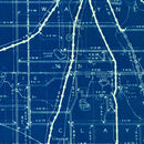 Vintage Map of Kosciusko County, Indiana 1936