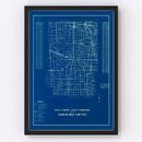 Vintage Map of Kosciusko County, Indiana 1936