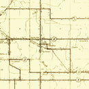 Vintage Map of LaGrange County, Indiana 1909