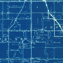 Vintage Map of LaGrange County, Indiana 1936