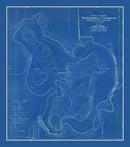 Vintage Lake George, IN Map 1923