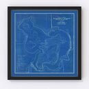 Vintage Lake George, IN Map 1923