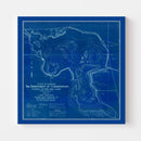 Vintage Lake Manitou, IN Map 1924
