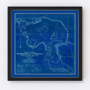 Vintage Lake Manitou, IN Map 1924