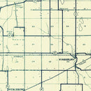 Vintage Map of LaPorte County, Indiana 1910