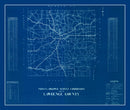 Vintage Map of Lawrence County, Indiana 1936
