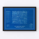 Vintage Map of Marshall County, Indiana 1936