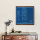 Vintage Map of Martin County, Indiana 1936