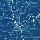 Vintage Map of Martin County, Indiana 1936