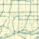 Vintage Map of Miami County, Indiana 1911
