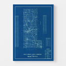Vintage Map of Miami County, Indiana 1936