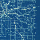 Vintage Map of Miami County, Indiana 1936