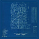 Vintage Map of Monroe County, Indiana 1936