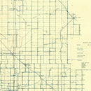 Vintage Map of Newton County, Indiana 1909