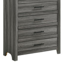 Denver - 5 Drawer Chest - Gray