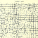 Vintage Map of Noble County, Indiana 1909