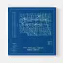 Vintage Map of Noble County, Indiana 1936