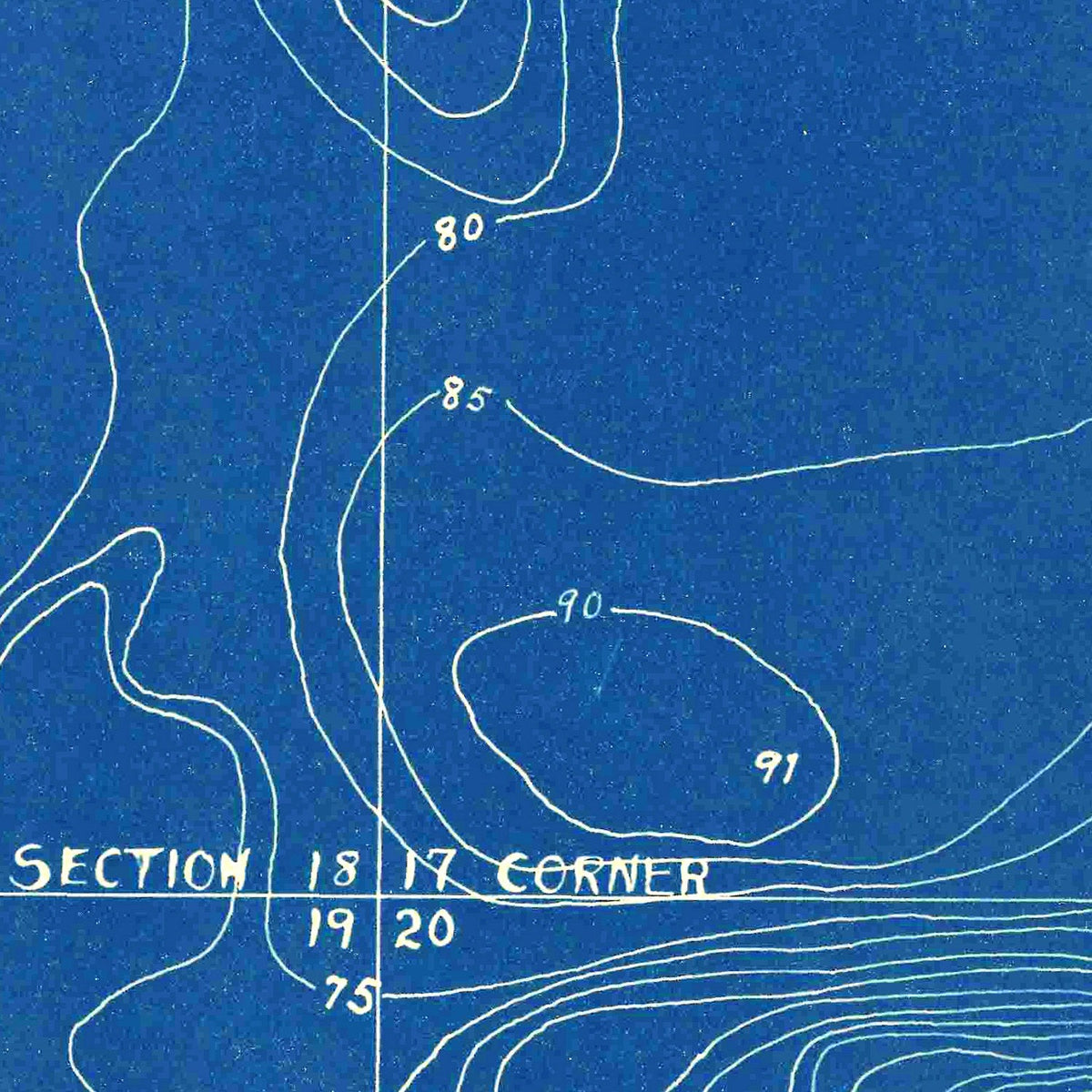 Vintage Oliver Lake, IN Map 1925, photo 2 of 5