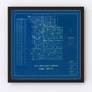 Vintage Map of Parke County, Indiana 1936