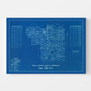 Vintage Map of Pike County, Indiana 1936