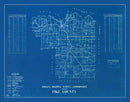Vintage Map of Pike County, Indiana 1936