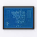 Vintage Map of Pike County, Indiana 1936