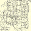 Vintage Map of Posey County, Indiana 1909