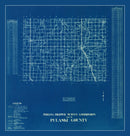 Vintage Map of Pulaski County, Indiana 1936