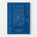 Vintage Map of Putnam County, Indiana 1936