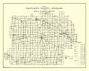 Vintage Map of Randolph County, Indiana 1910