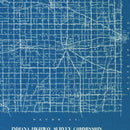 Vintage Map of Randolph County, Indiana 1936