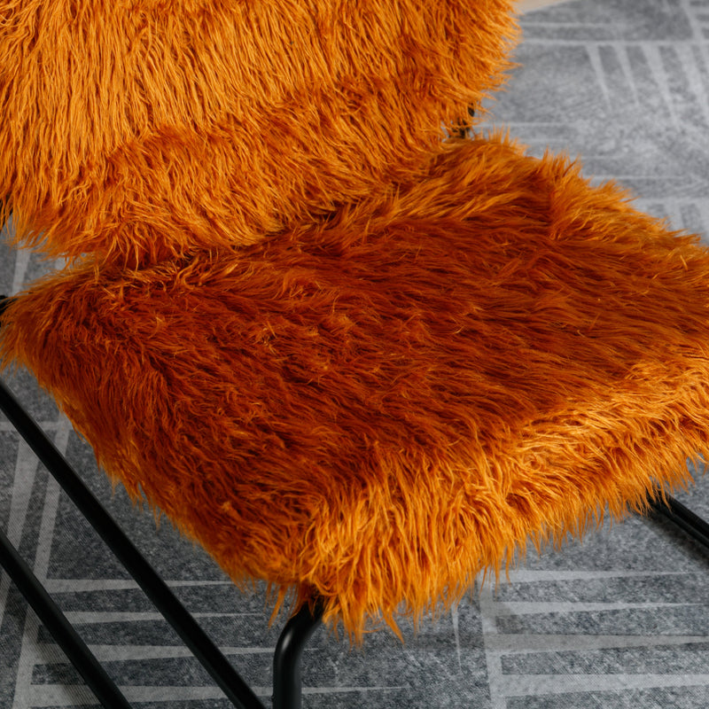 Accent Chair - Modern Industrial Slant Armchair with Metal Frame - Premium High Density Soft Single chair for Living Room Bedroom