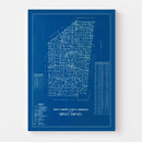 Vintage Map of Ripley County, Indiana 1936